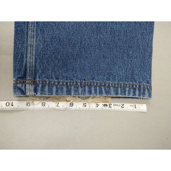 Duluth Trading Distressed Denim Workwear Jeans Men's Size 38x34 100% Cotton - Picture 5 of 11